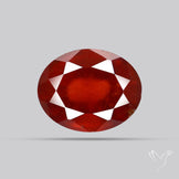 Hessonite Garnet Gemstone Faceted Fine Gemstone
