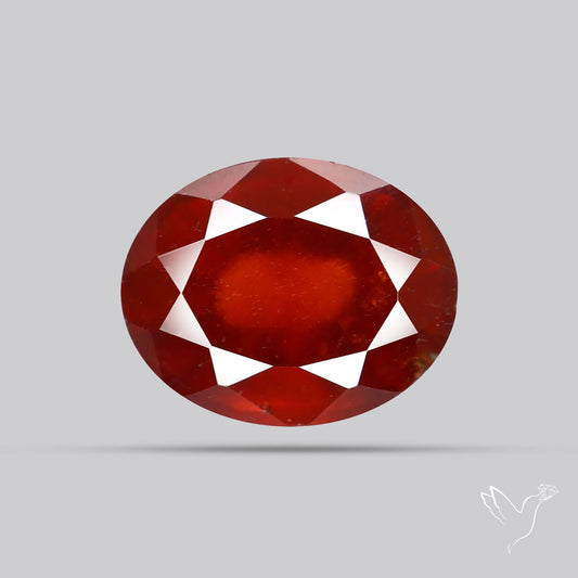 Hessonite Garnet Gemstone Faceted Fine Gemstone