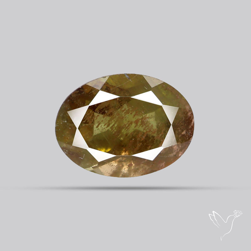 Faceted Andesine Gemstone Sunstone