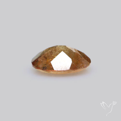 Faceted Andesine Gemstone Sunstone