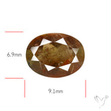 Faceted Andesine Gemstone Sunstone