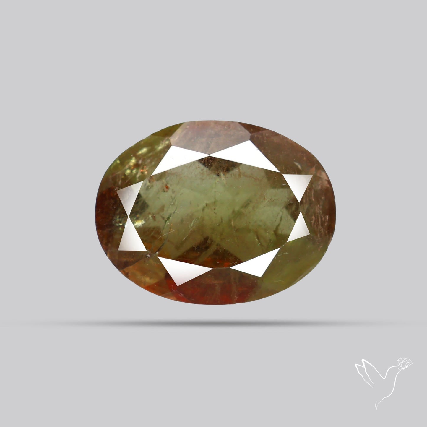 Faceted Andesine Gemstone Sunstone