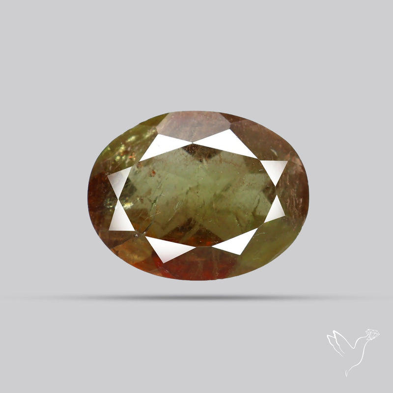 Faceted Andesine Gemstone Sunstone