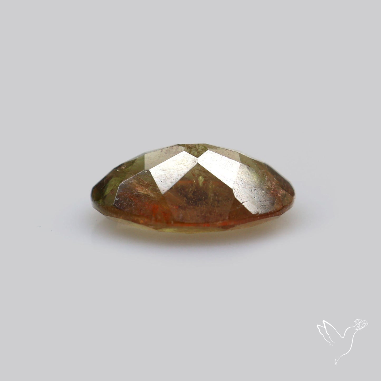 Faceted Andesine Gemstone Sunstone