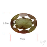 Faceted Andesine Gemstone Sunstone