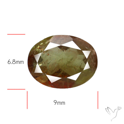 Faceted Andesine Gemstone Sunstone