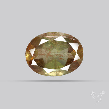Faceted Andesine Gemstone Sunstone