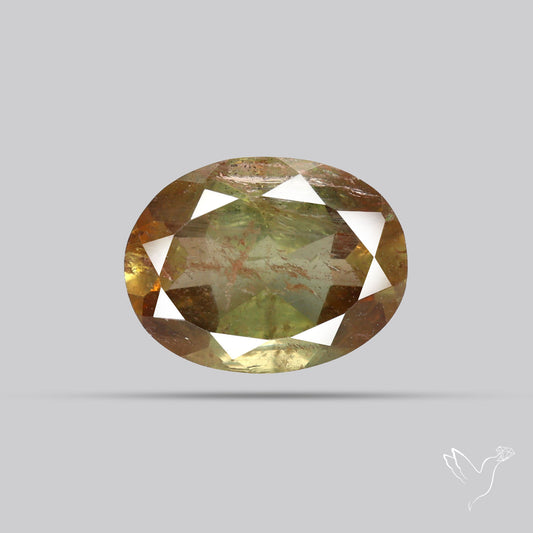 Faceted Andesine Gemstone Sunstone
