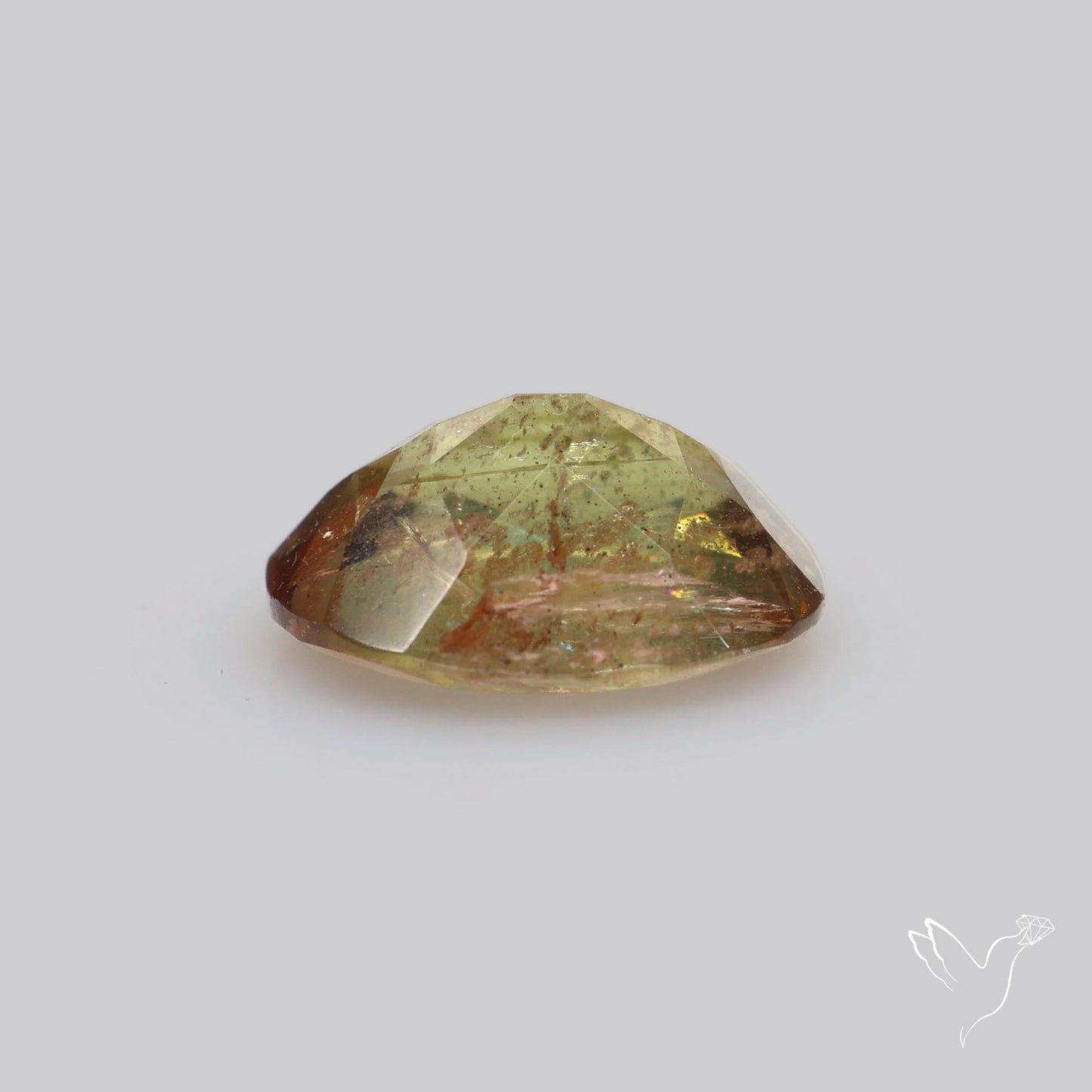 Faceted Andesine Gemstone Sunstone