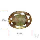 Faceted Andesine Gemstone Sunstone