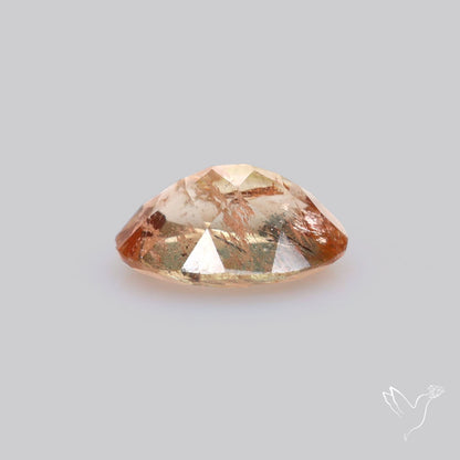 Faceted Andesine Gemstone Sunstone