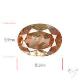 Faceted Andesine Gemstone Sunstone