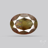 Faceted Andesine Gemstone Sunstone