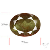 Faceted Andesine Gemstone Sunstone