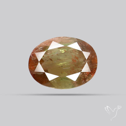 Faceted Andesine Gemstone Sunstone