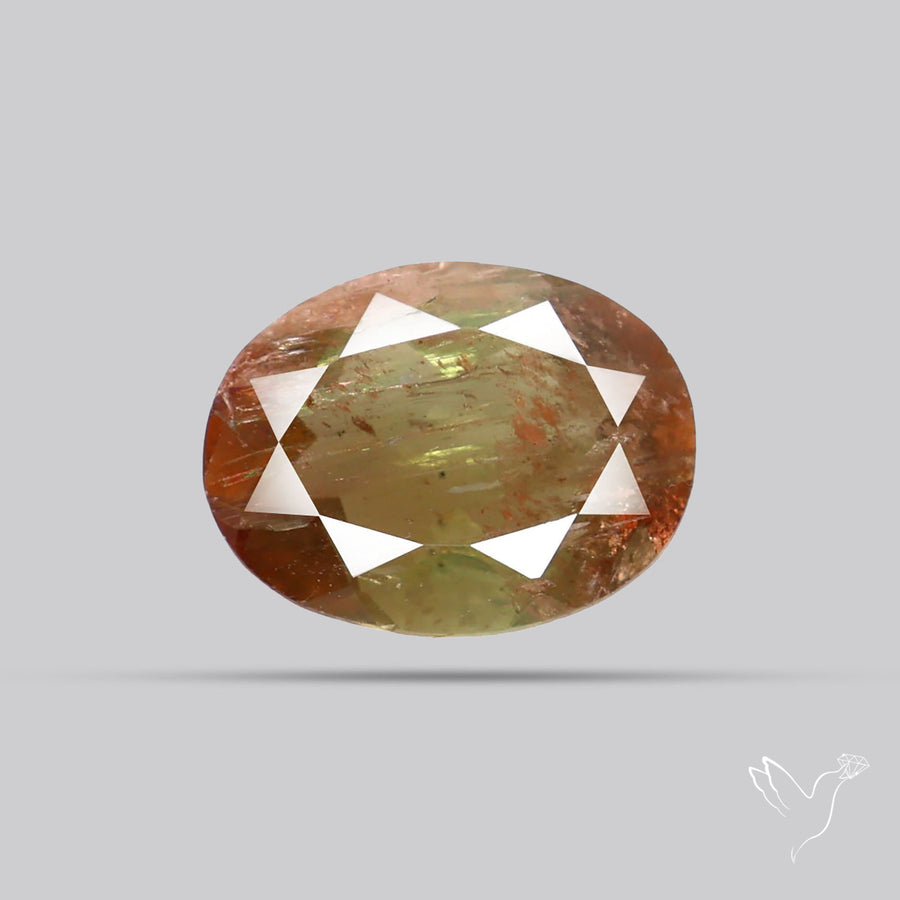 Faceted Andesine Gemstone Sunstone