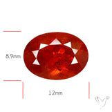 Faceted Spessartite Garnet Rare Orange Garnet Gemstone