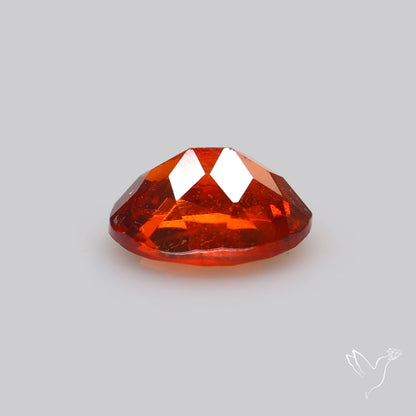 Faceted Spessartite Garnet Rare Orange Garnet Gemstone