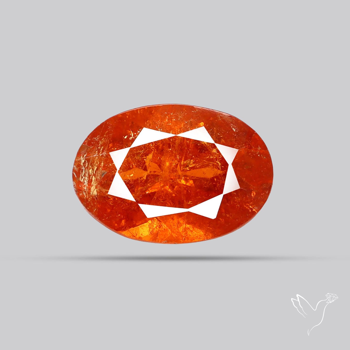 Faceted Spessartite Garnet Rare Orange Garnet Gemstone