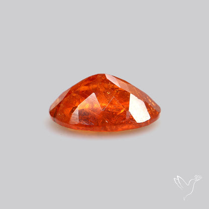 Faceted Spessartite Garnet Rare Orange Garnet Gemstone