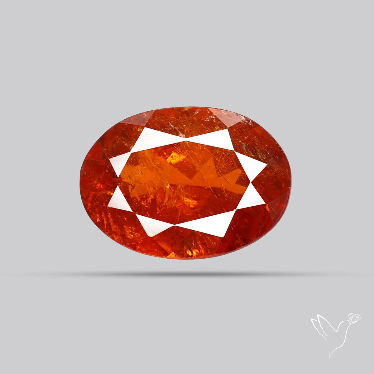 Rare !! Jolie Spessartite Rouge Orange D'Afrique : 18,32 Carats ★★ P480
