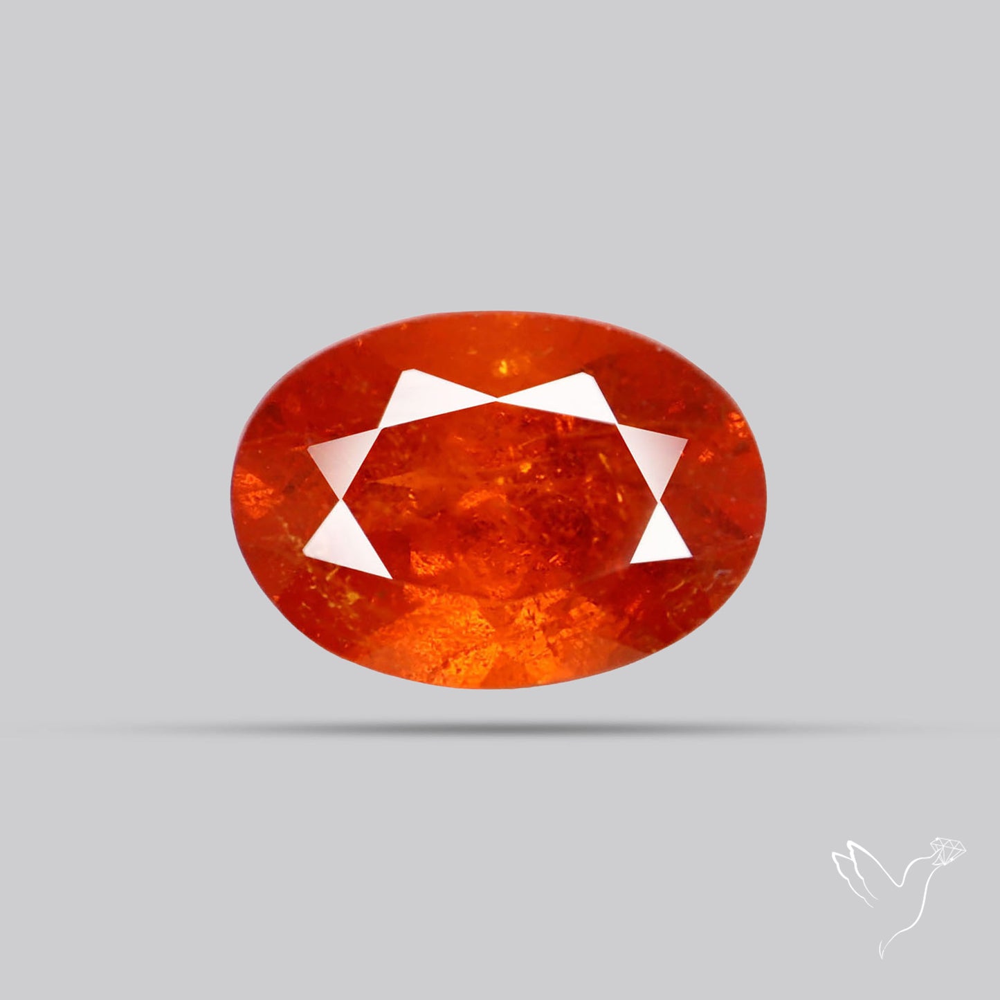 Faceted Spessartite Garnet Rare Orange Garnet Gemstone