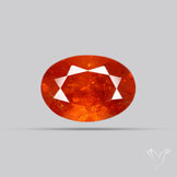 Faceted Spessartite Garnet Rare Orange Garnet Gemstone