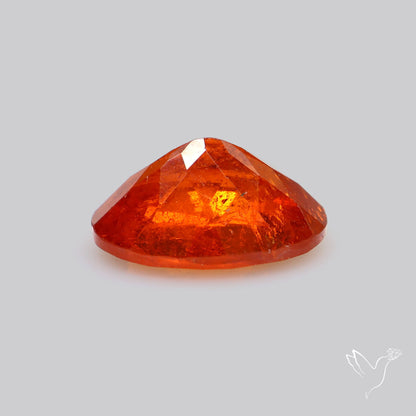 Faceted Spessartite Garnet Rare Orange Garnet Gemstone