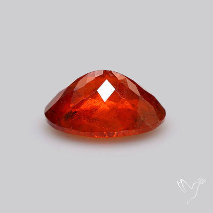 Faceted Spessartite Garnet Rare Orange Garnet Gemstone