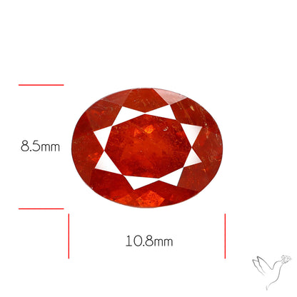 Faceted Spessartite Garnet Rare Orange Garnet Gemstone
