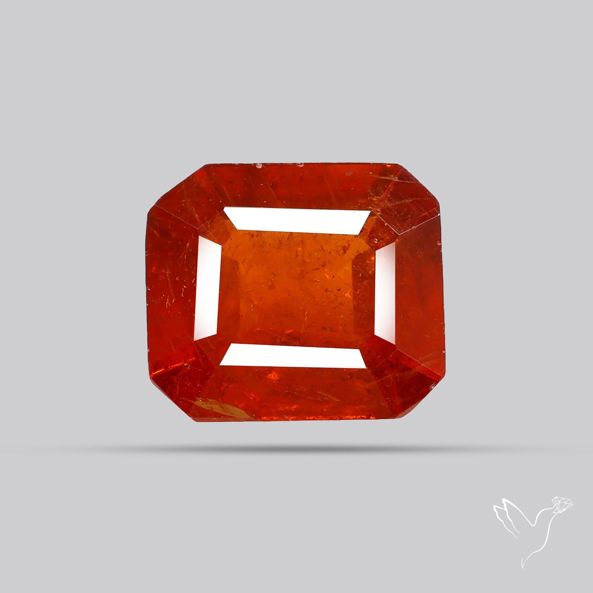 Faceted Spessartite Garnet Rare Orange Garnet Gemstone