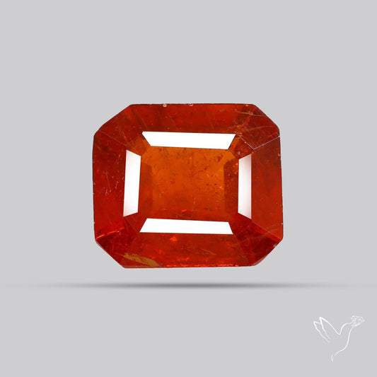 Faceted Spessartite Garnet Rare Orange Garnet Gemstone