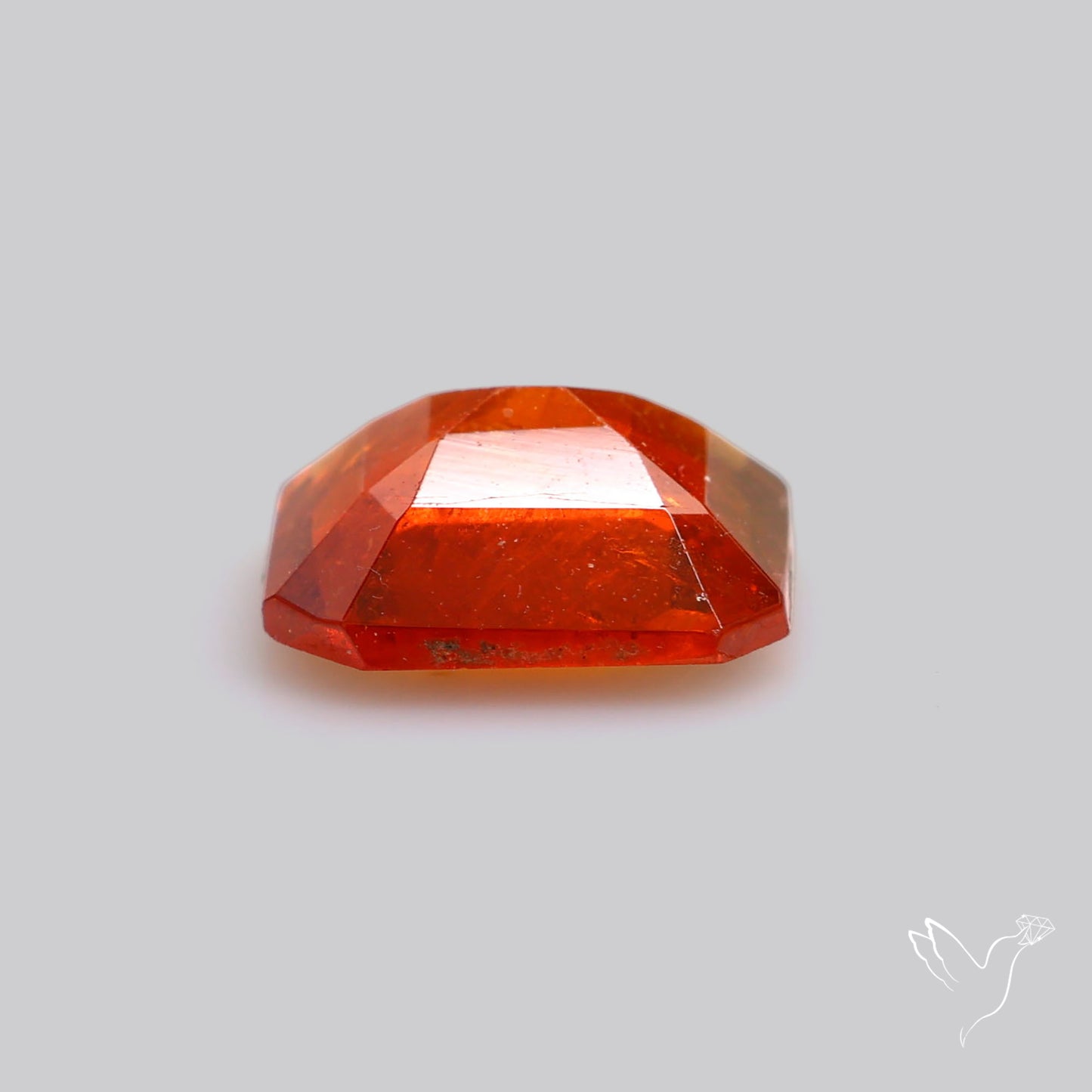 Faceted Spessartite Garnet Rare Orange Garnet Gemstone