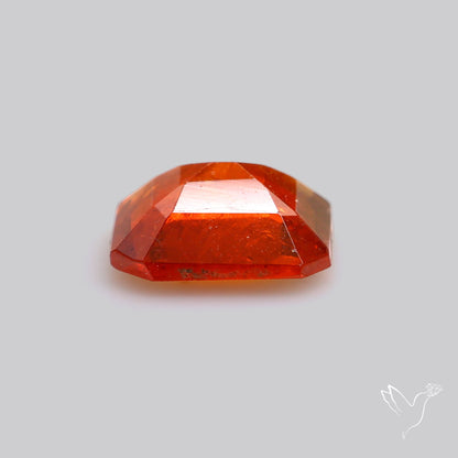 Faceted Spessartite Garnet Rare Orange Garnet Gemstone