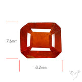 Faceted Spessartite Garnet Rare Orange Garnet Gemstone
