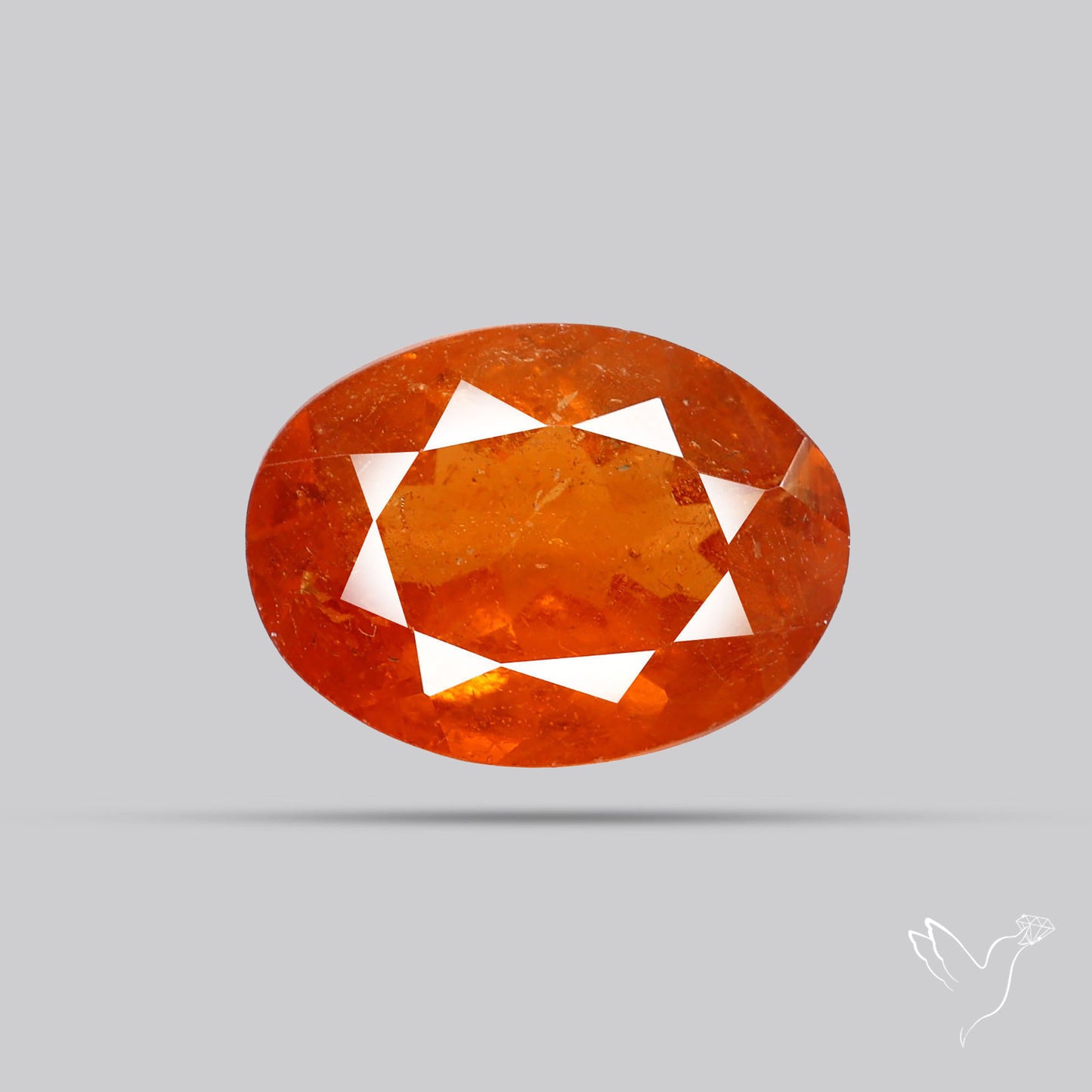 Faceted Spessartite Garnet Rare Orange Garnet Gemstone