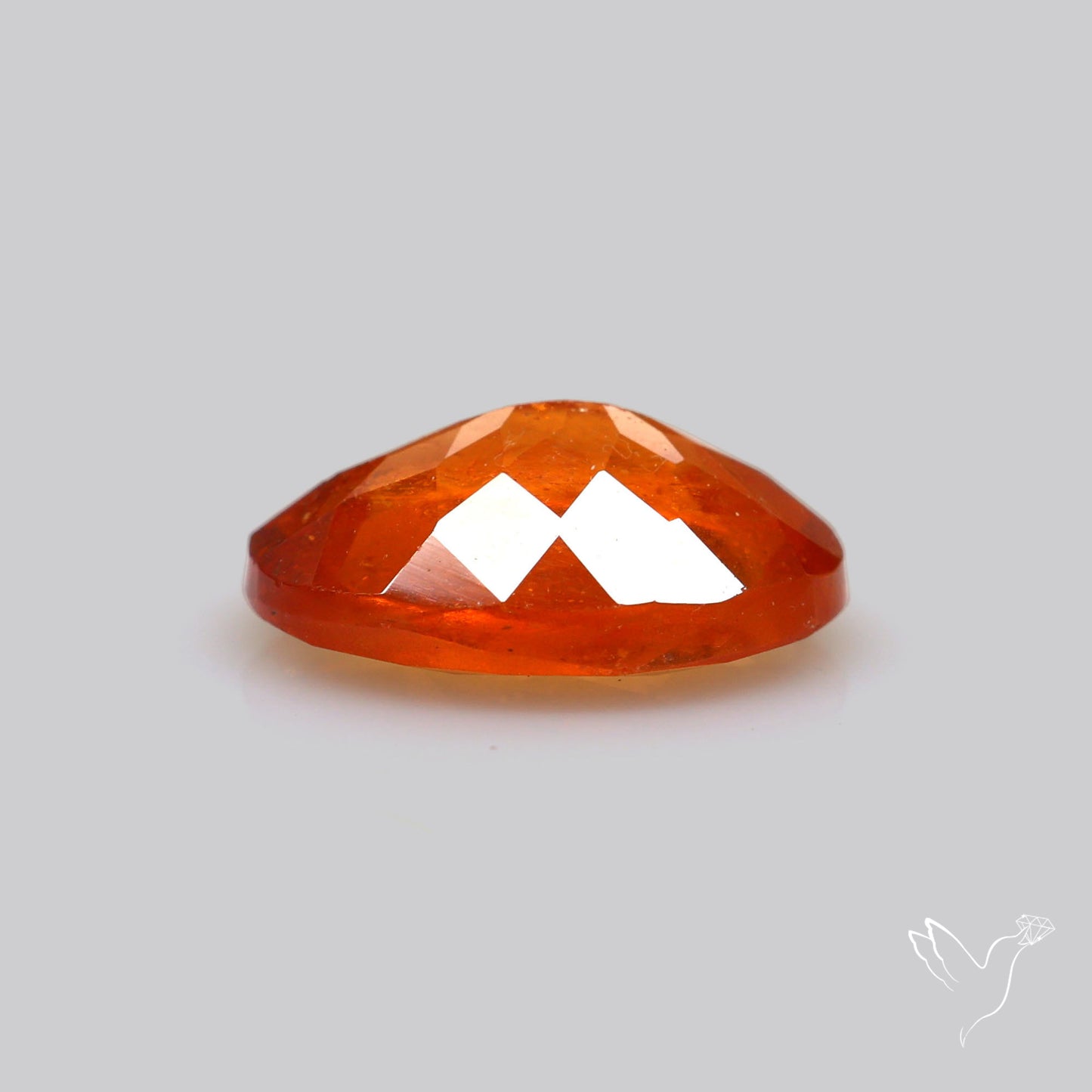 Faceted Spessartite Garnet Rare Orange Garnet Gemstone