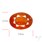 Faceted Spessartite Garnet Rare Orange Garnet Gemstone