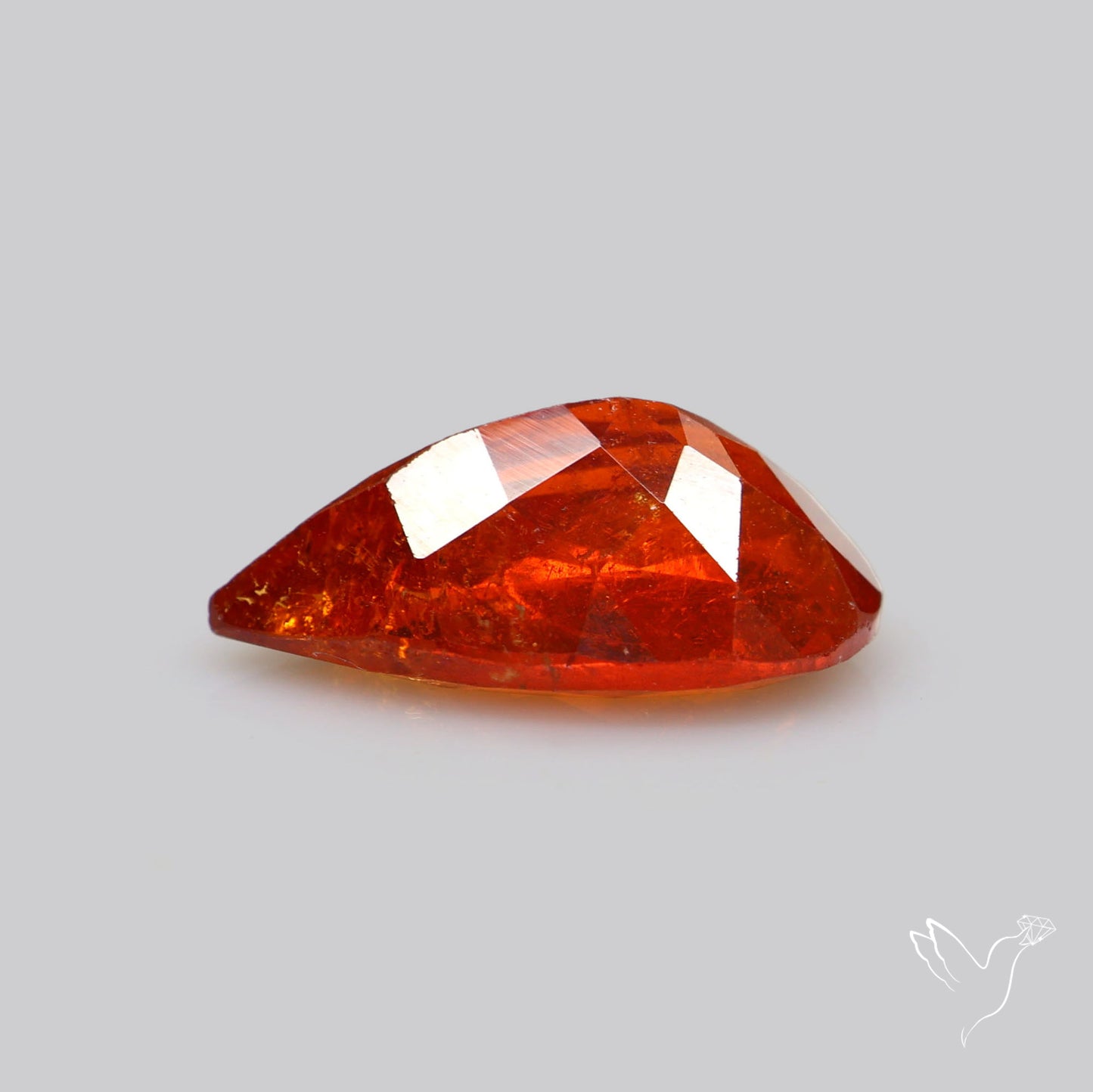Faceted Spessartite Garnet Rare Orange Garnet Gemstone