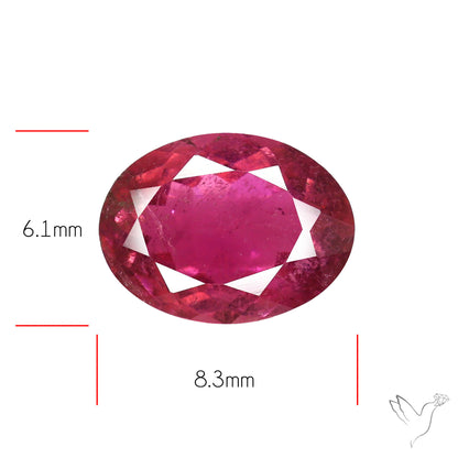 Faceted Pink Tourmaline