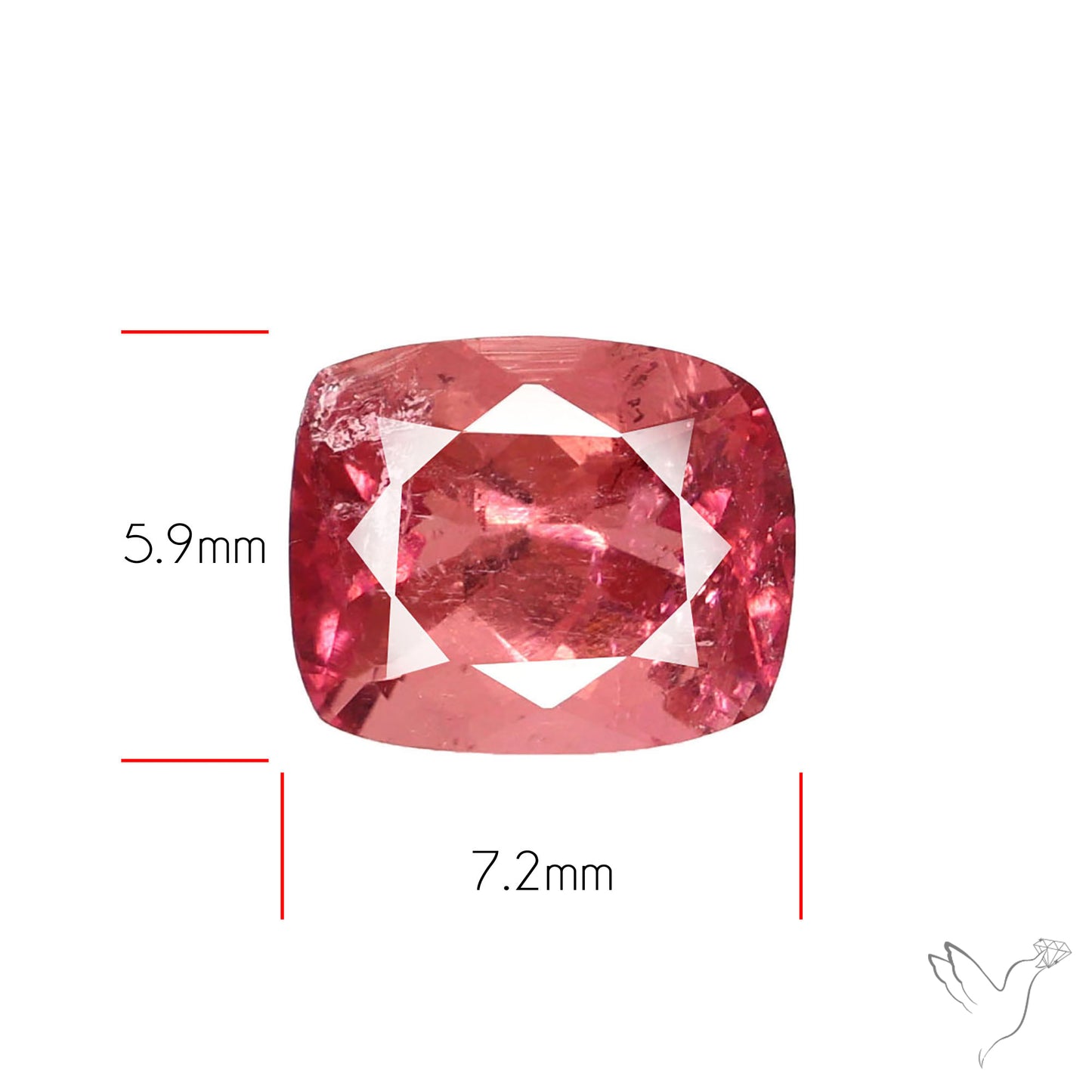 Faceted Pink Tourmaline