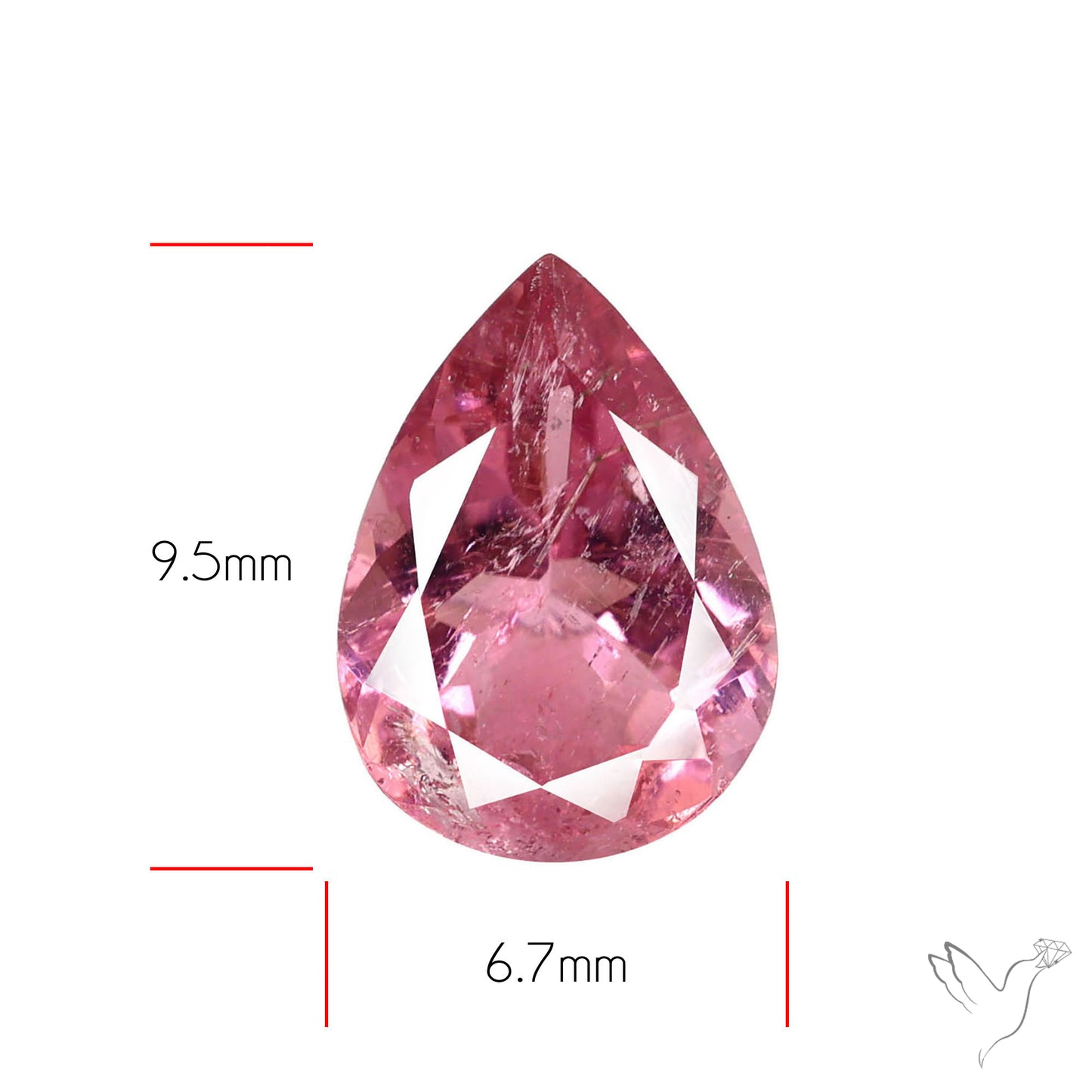 Faceted Pink Tourmaline