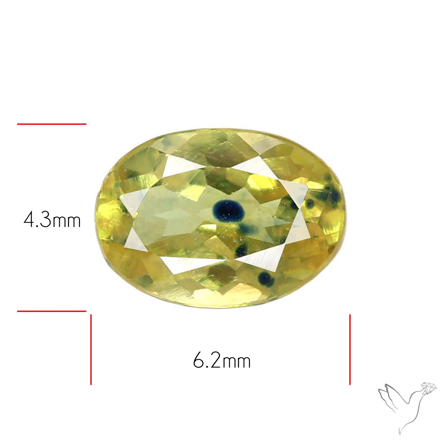 Faceted Songea Sapphire Small