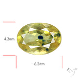 Faceted Songea Sapphire Small