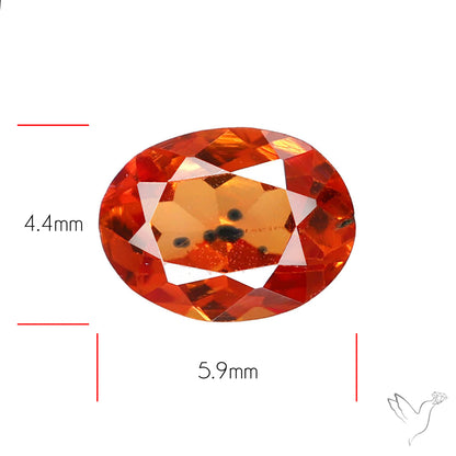 Faceted Songea Sapphire Small