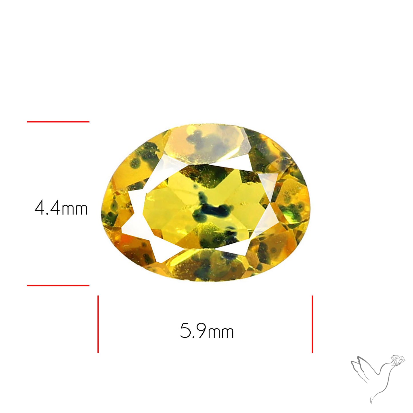 Faceted Songea Sapphire Small