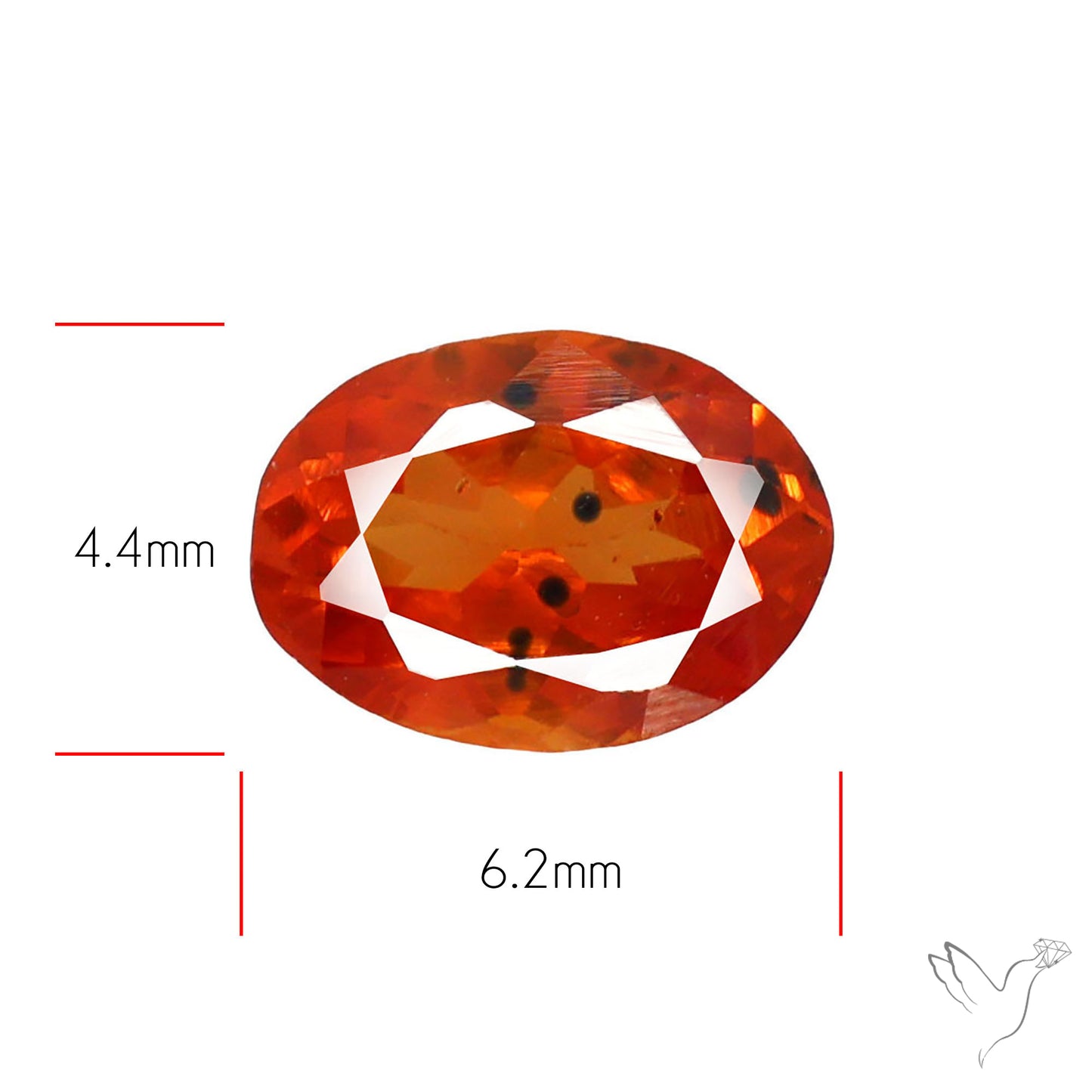 Faceted Songea Sapphire Small