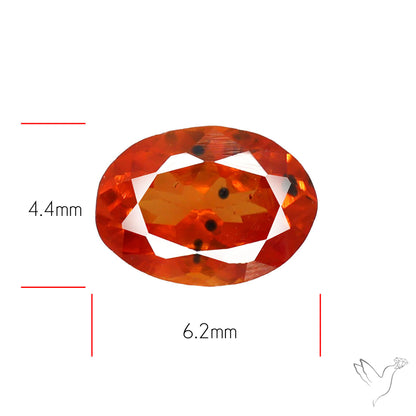 Faceted Songea Sapphire Small