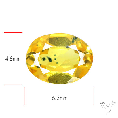 Faceted Songea Sapphire Small