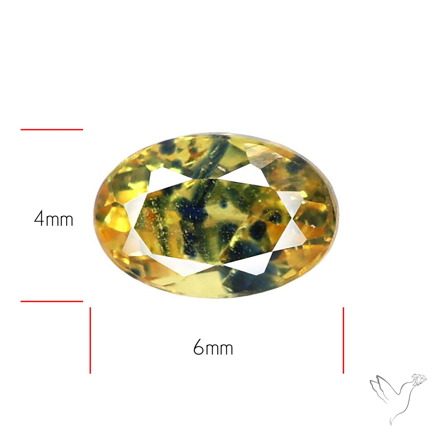 Faceted Songea Sapphire Small